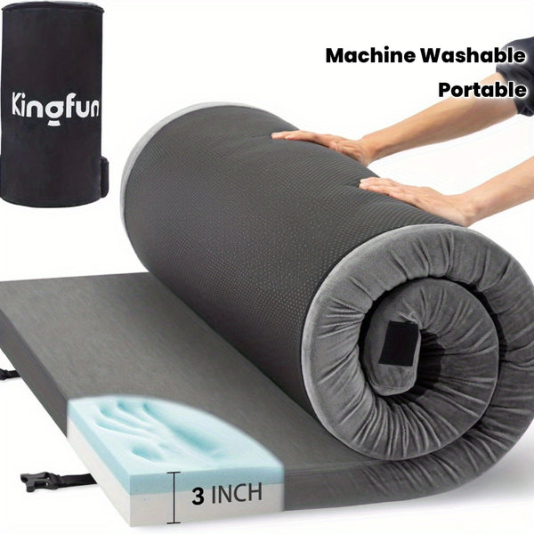 Portable Rollaway Mattress, High Quality with Memory Foam-like Support