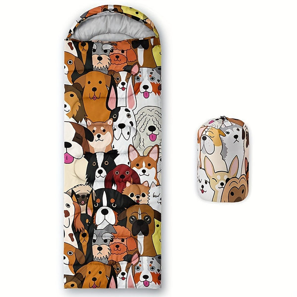 1pc Dog Sleeping Bag Lightweight Warm 1pc Dog Camping Sleeping Bag