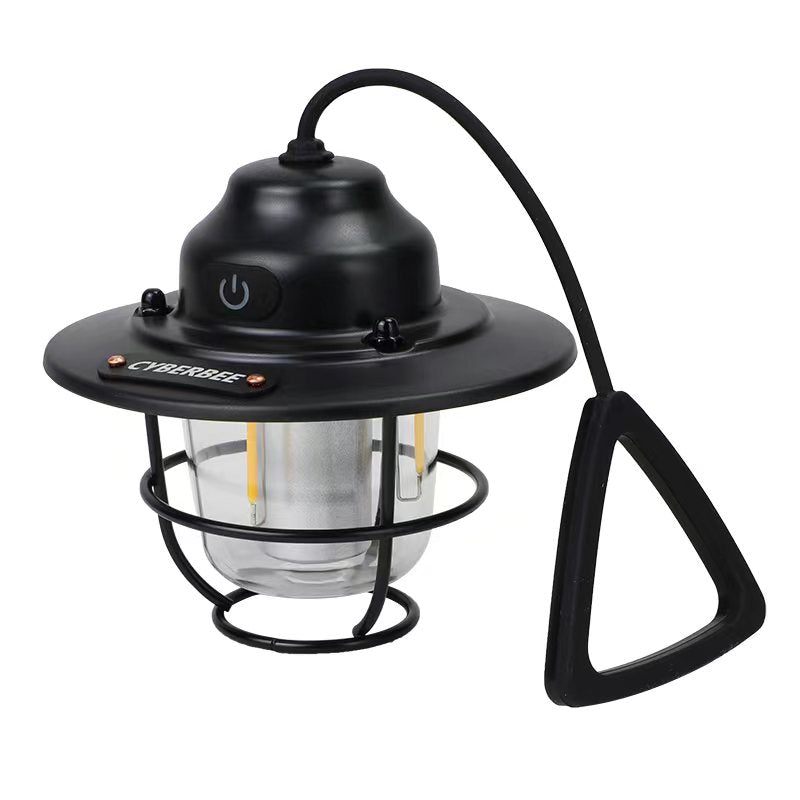 BaiHuiBri Vintage LED\u002FRechargeable Portable Outdoor Lantern\u002FRetro Metal
