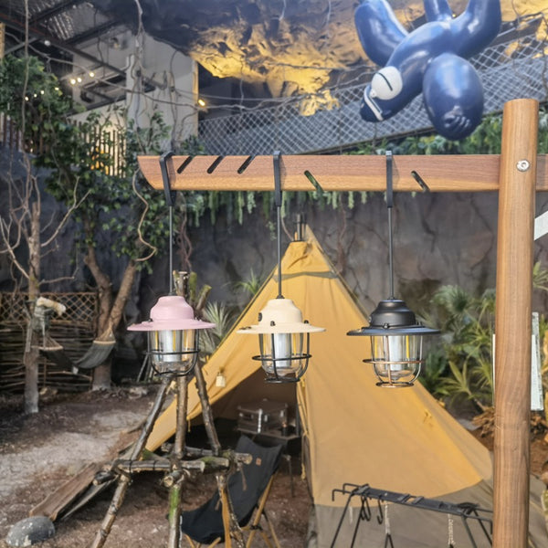 BaiHuiBri Vintage LED\u002FRechargeable Portable Outdoor Lantern\u002FRetro Metal