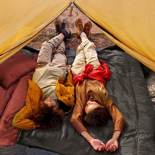 Mereza Double Sleeping Bag, 2 Person Sleeping Bag For Adult Mens Camping