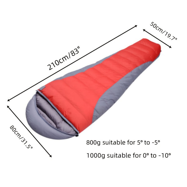 Extreme Cold Weather -1°F \u002F -18°C Sleeping Bag - Heavy-Duty Thermal Insulated Camping sleeping bag
