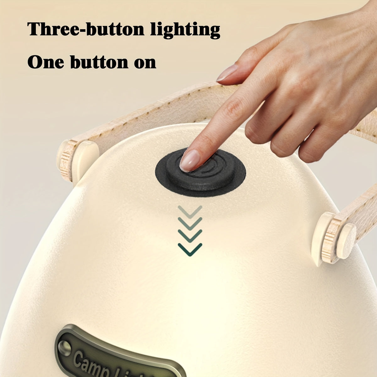 1pc LED Retro Camping Lights, Portable Multi-functional Rechargeable Tent Lights