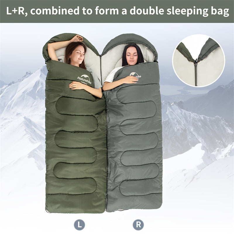 Round bottom envelope with hat cotton sleeping bag