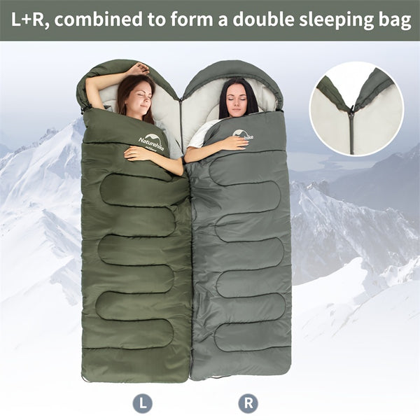 Round bottom envelope with hat cotton sleeping bag