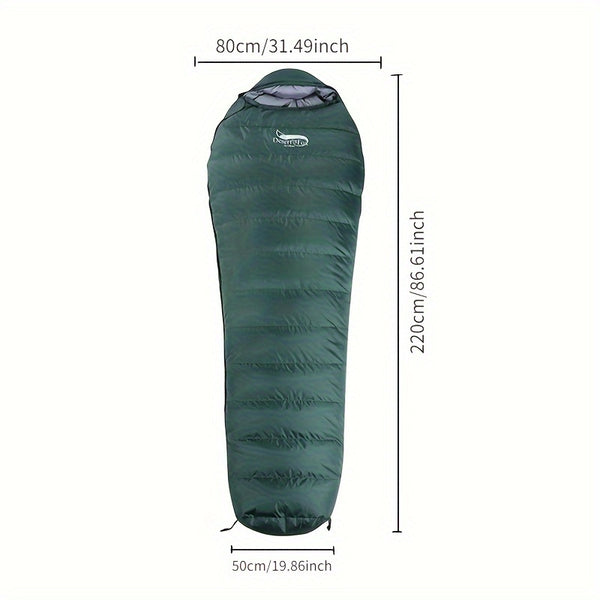 DESERT FOX for men & women 1-Person & Duck Down Sleeping Bag - Cold-Resistant Winter Camping