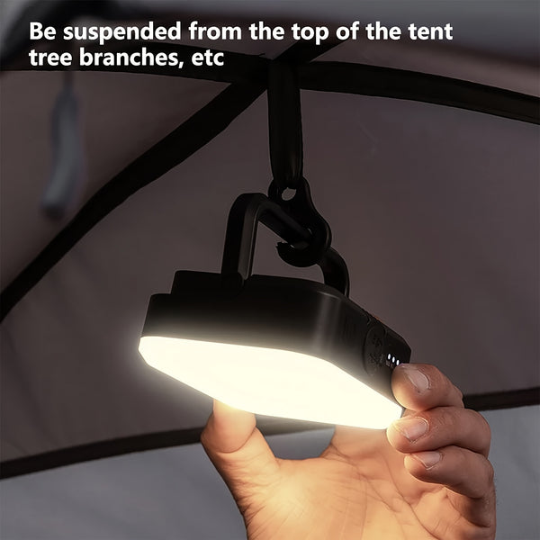 LED Camping Light, Portable Magnetic Tent Light, 4000mAh Rechargeable, Emergency Flashlight