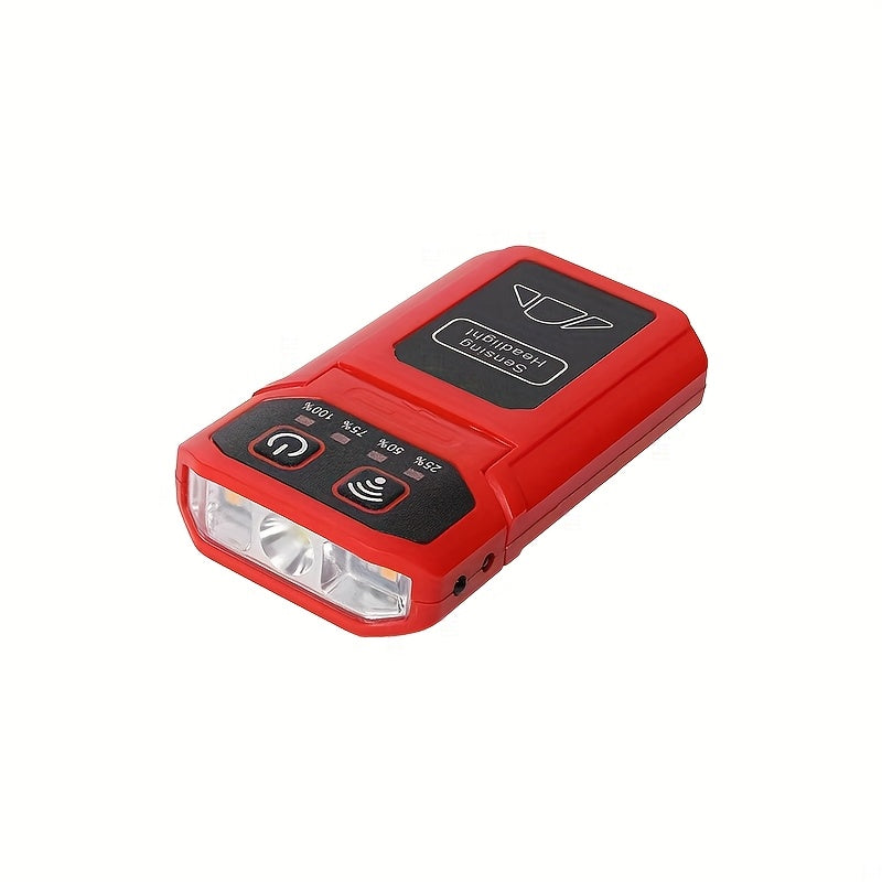 Outdoor night fishing hat clip light Type-C charging wave sensing 5-mode multi angle adjustable lighting small flashlight