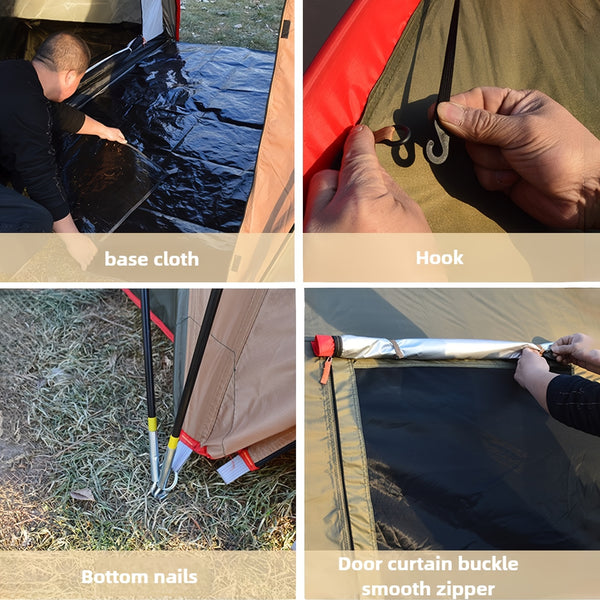 8-Person Extra Large Tent 8-Person Extra Large Family Camping Tent | Two Bedrooms & Living Room