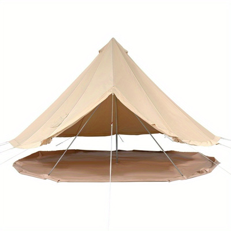 VEVOR 1012 Person Canvas Ging Bell Tent, Breathable Waterproof Yurt Tent with Stove Jack