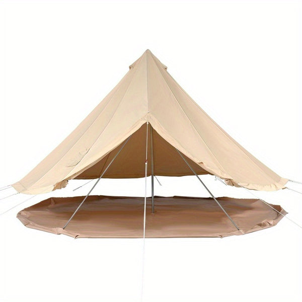 VEVOR 1012 Person Canvas Ging Bell Tent, Breathable Waterproof Yurt Tent with Stove Jack