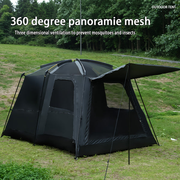 Outdoor Portable And Easy to Set Up Tents, Double-layer Design Family Tents