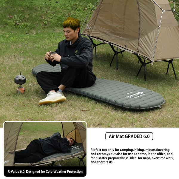 High R-Value Camping Air Mat R 6.0 Soomloom High R-Value Camping Air Mat