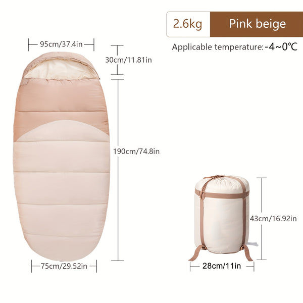 BISINNA 1-Person All-Season Sleeping Bag - Lightweight Compact & Warm