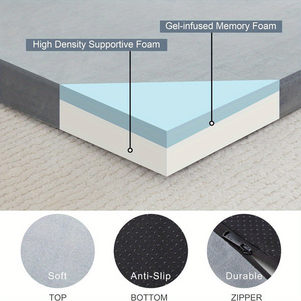 Portable Rollaway Mattress, High Quality with Memory Foam-like Support