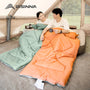 BISINNA Sleeping Bag | Compact, All-Season, Polyester, Zipper Closure, Synthetic Fiber Insulation