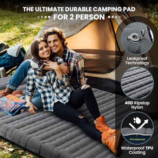 Pallfi 2-Person (for one sleeper) Self-Inflating Sleeping Pad - 4.7\