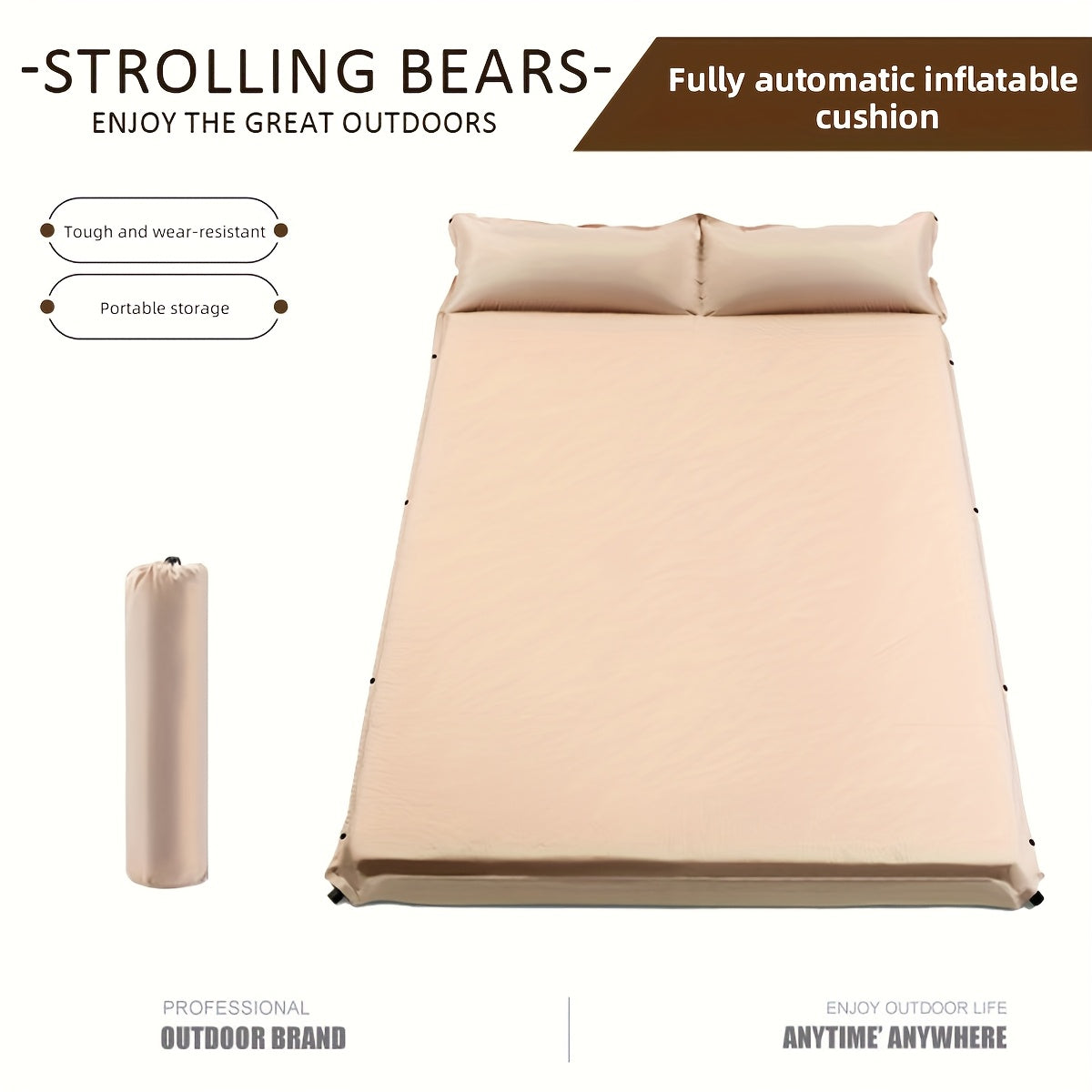 Automatic Inflatable Mattress Portable Thick Automatic Inflatable Mattress