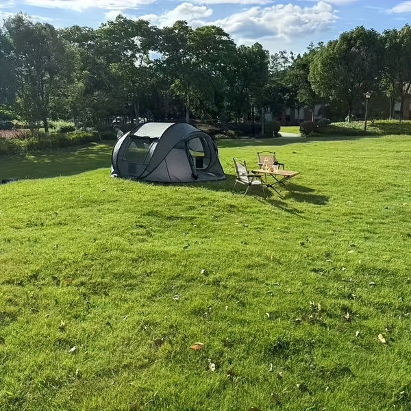 Quick-Open No-Assembly Automatic Tent, Portable Foldable Camping Tent for All Seasons