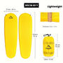 Widesea Self-Inflating Camping Mattress - Bright Yellow Folding Air Bed with Carrying Bag