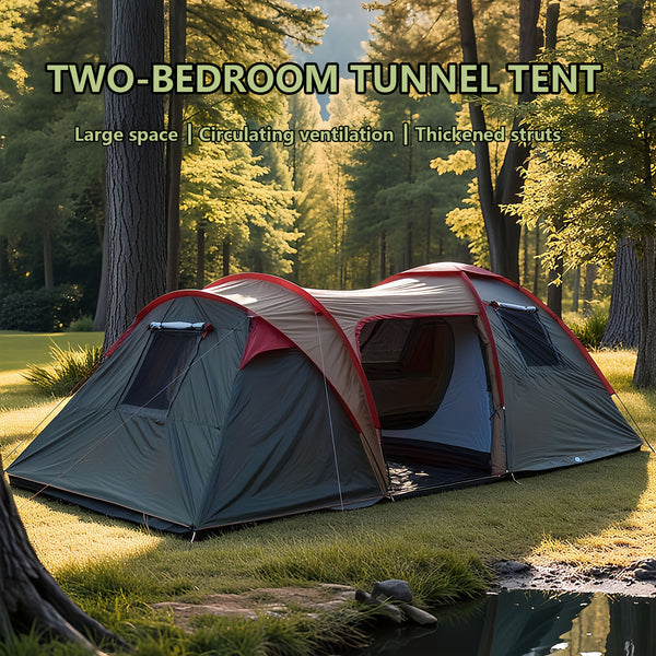 8-Person Extra Large Tent 8-Person Extra Large Family Camping Tent | Two Bedrooms & Living Room