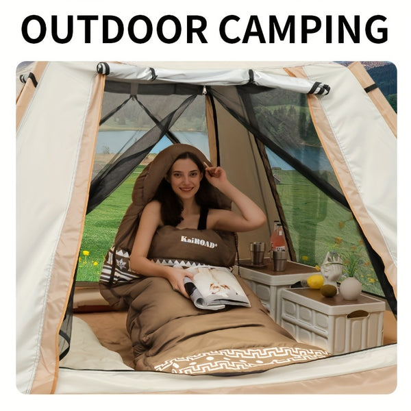 Snow soft sleeping bag adult winter outdoor thick anti cold can be spliced sleeping bag