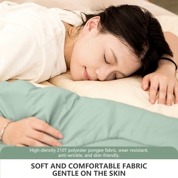 BISINNA Sleeping Bag | Compact, All-Season, Polyester, Zipper Closure, Synthetic Fiber Insulation