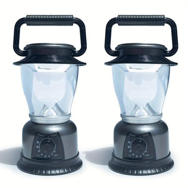 2-Pack BlazeBrite LED Camping Lanterns, Dimmable COB High Brightness