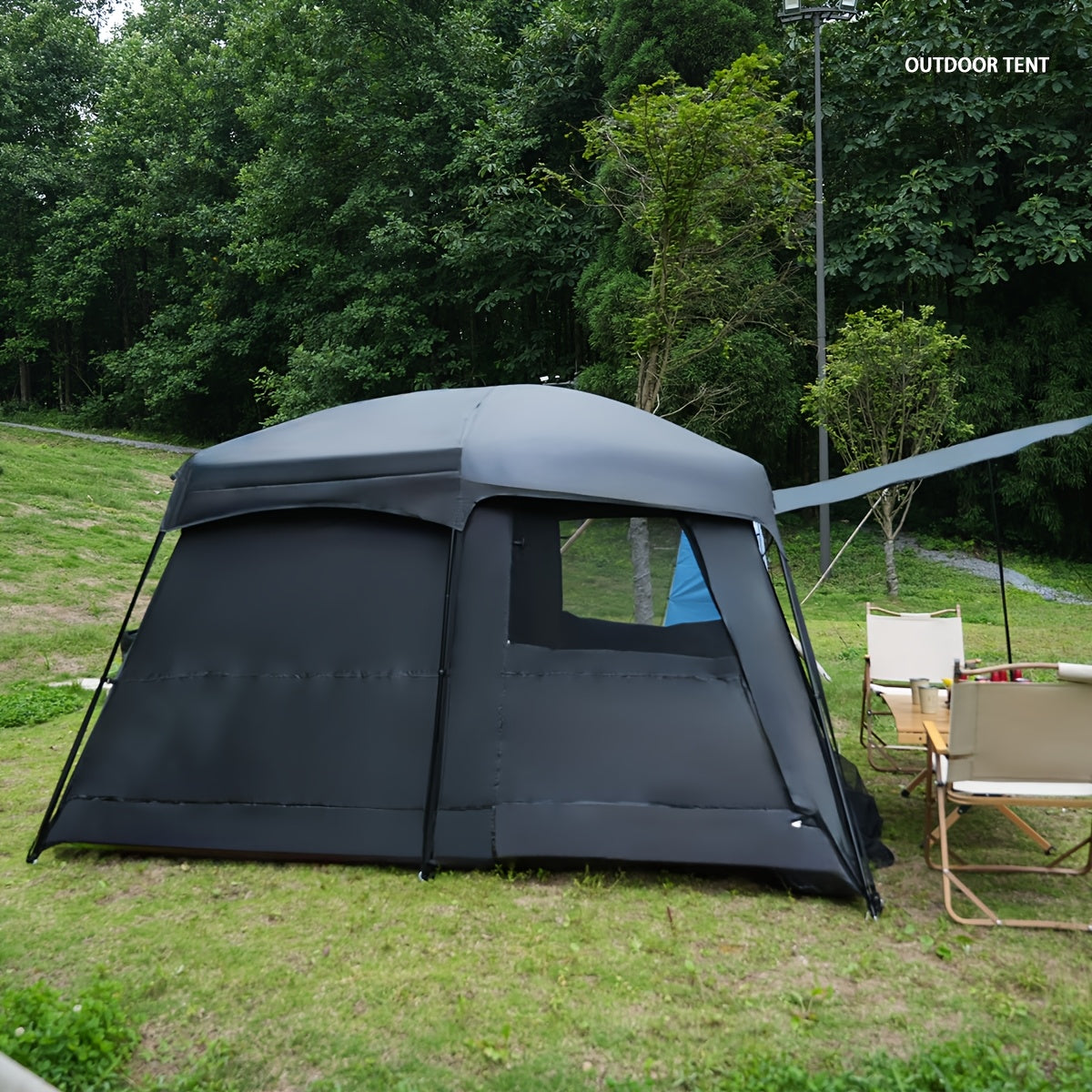 Outdoor Portable And Easy to Set Up Tents, Double-layer Design Family Tents