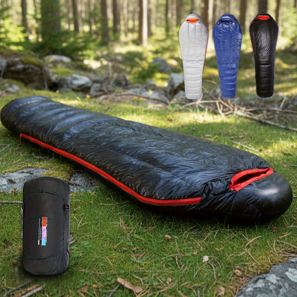 1-Person for all-Season Cold-Resistant Mummy Sleeping Bag with