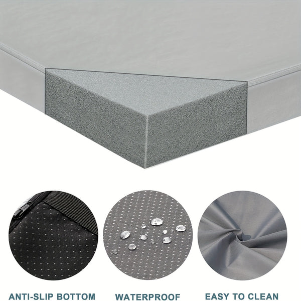 Memory Foam Camping Mattress Sleeping Pad Glamping Portable Floor Mat Roll Up Futon Mattress