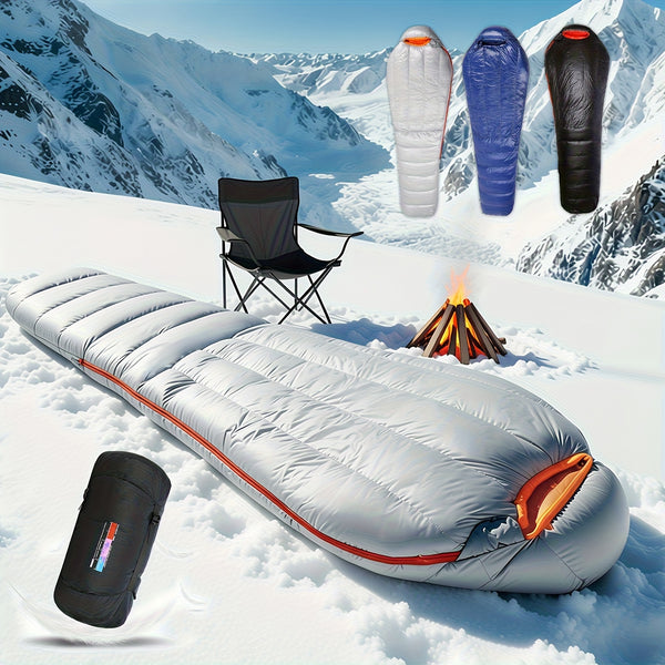 1-Person for all-Season Cold-Resistant Mummy Sleeping Bag with
