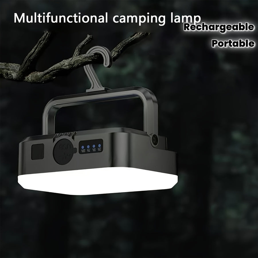 LED Camping Light, Portable Magnetic Tent Light, 4000mAh Rechargeable, Emergency Flashlight