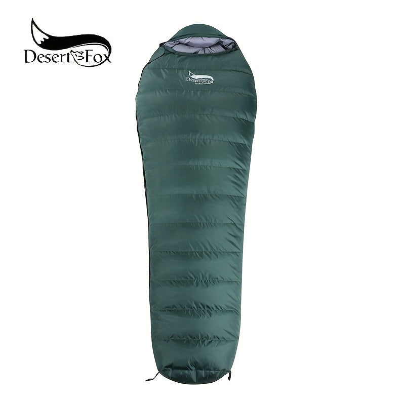DESERT FOX for men & women 1-Person & Duck Down Sleeping Bag - Cold-Resistant Winter Camping