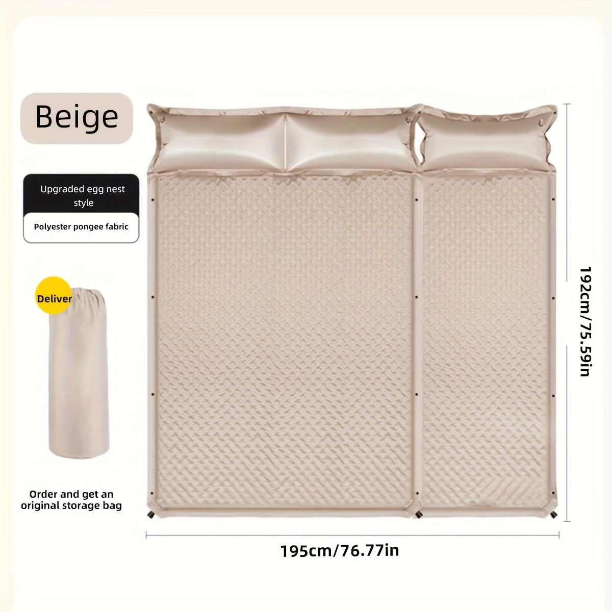 Automatic Inflatable Mattress Portable Thick Automatic Inflatable Mattress