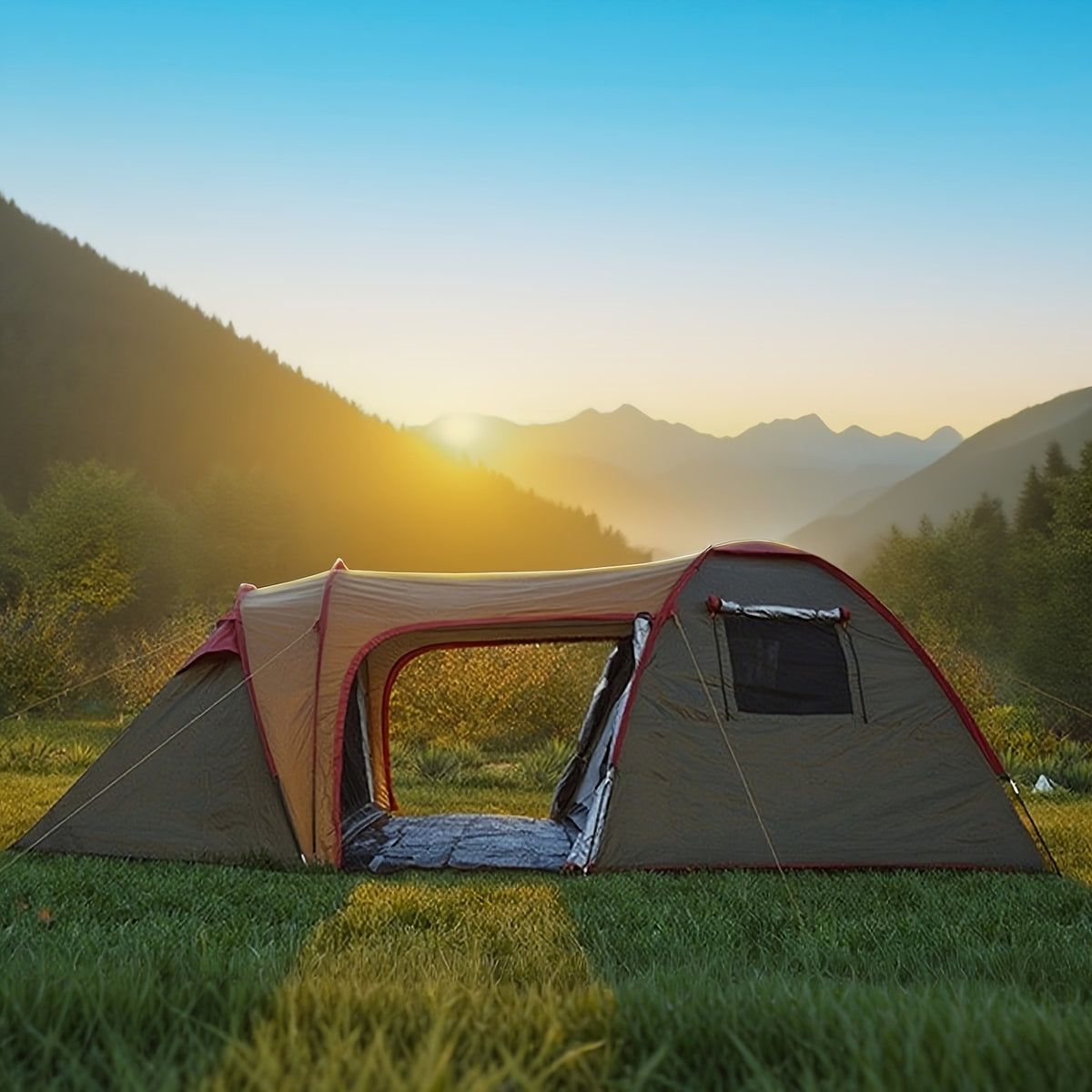 8-Person Extra Large Tent 8-Person Extra Large Family Camping Tent | Two Bedrooms & Living Room