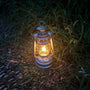 Hurricane Lamp - Metal Kerosene Lantern with Panels, Outdoor Storm for camping, emergencies