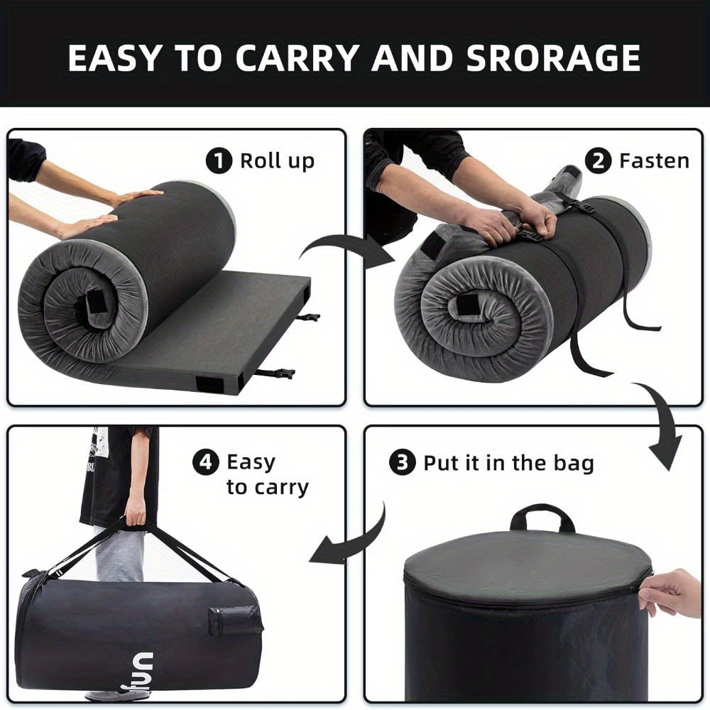 Portable Rollaway Mattress, High Quality with Memory Foam-like Support