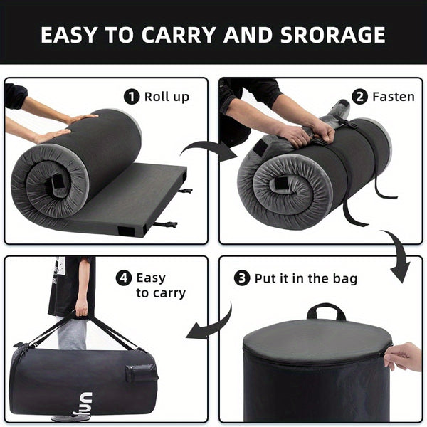 Portable Rollaway Mattress, High Quality with Memory Foam-like Support