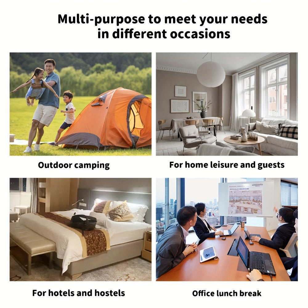 90% White Duck Down Sleeping Bag - All-Season & Outdoor Envelope-Style Bedroll with Easy Zipper Access