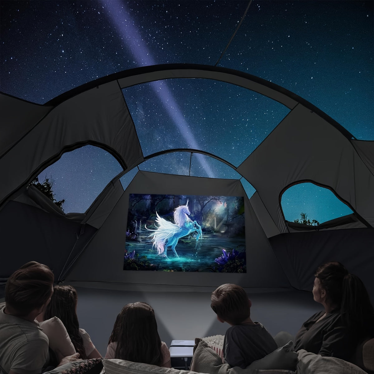 HIKERGARDEN 10 Person Camping Tent - Portable Easy Set Up Family Tent for Camp