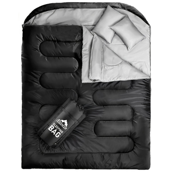 Mereza Double Sleeping Bag, 2 Person Sleeping Bag For Adult Mens Camping